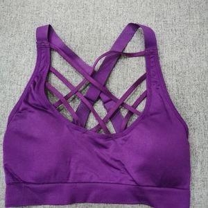 Victoria's Secret purple sports bra size small